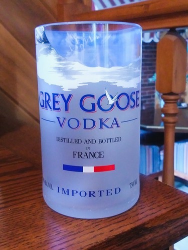 Grey goose acl vodka bottle - grey, goose;